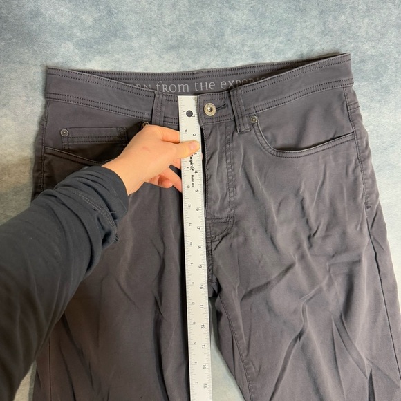 Prana Men’s Cargo Hiking Pants Gray 32x30 Straight Leg Outdoor Pockets - Picture 5 of 16
